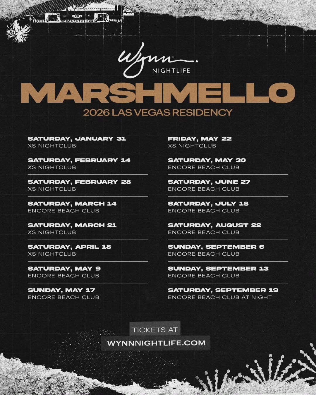 Marshmello Tour Poster 2026